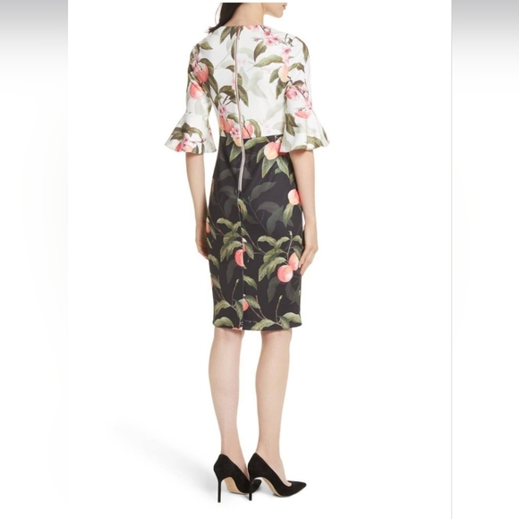 Ted Baker Peach Dress - Picture 2 of 6